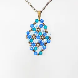 Pendant 40cm - Marissa Rhombus S-Bronze Chain - Pendant 40cm - Laiton bronze
